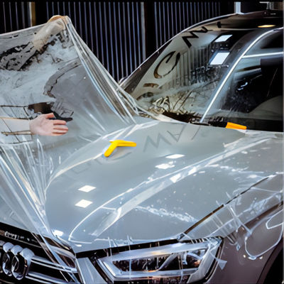 Un buon prezzo. Materiale TPU auto-curante per pellicole protettive per vernici automobilistiche 130 μM in linea